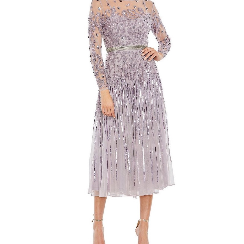 Elegant Lavender Mac Duggal Dress